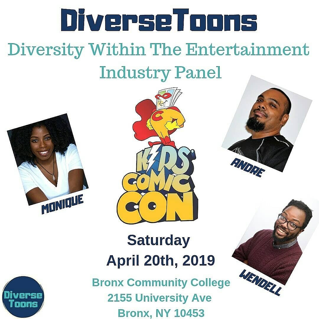 DiverseToons's tweet photo. In a few hours Kids Comic Con, we can't wait!!
#DiverseToons
#KCC2019
#KCC
#Blerd
#Bleeks
#Panelists
#Panel
#PanelDiscussion #DiverseToons
#NYC
#Conferences https://t.co/P8y2b6CaB2
