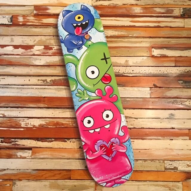 uglydolls's tweet photo. .@HelloAShell created this amazing UglyDolls skate deck in celebration of #UglyWeek! https://t.co/JOltD6egFM