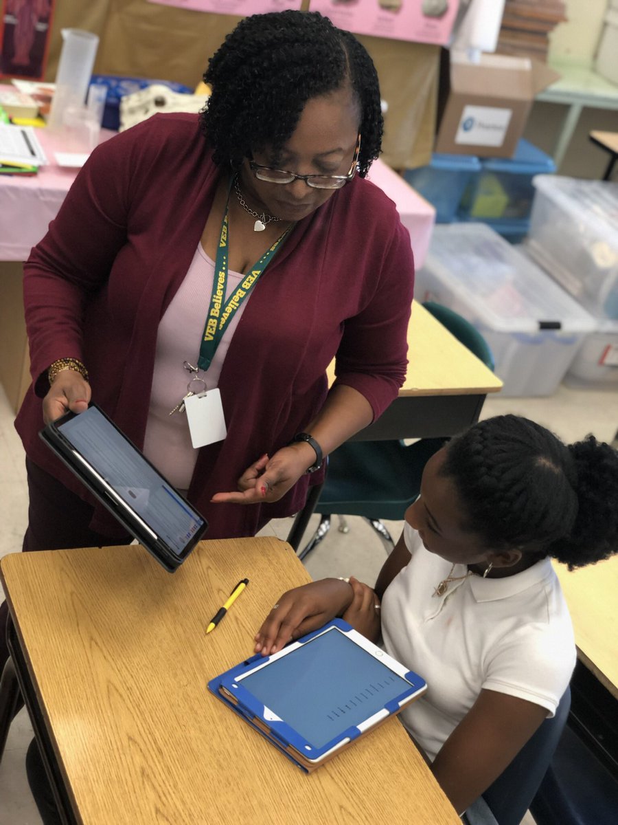 BlessedThought1's tweet image. I love technology and so does interventionist, Mrs. Ferguson @VanEBlantonES. Using iPads from @DonorsChoose I am honored to share these iPads to increase student understanding in math. @David_K_Moore @MiamiCAO @MiamiSup @TracieAbner @CROJPACE3 @sosa720 #iPadTechnology