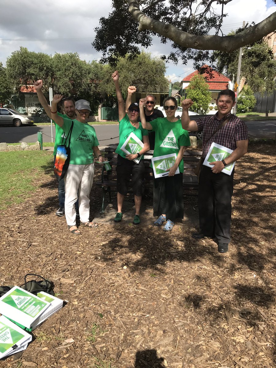 JimCaseyGreens's tweet photo. Seeing some good signs out talking to people in Stanmore. So many people telling us their disappointed that Labor won’t commit to a review of, or rule out Adani. https://t.co/HB2Ls0YPQr