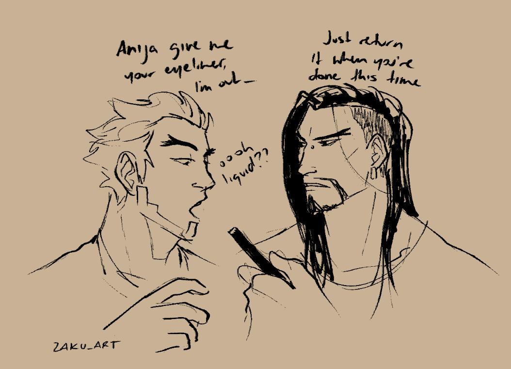 Soft carrot boy and his soft edgy brobro
#overwatch #genjishimada #hanzoshimada