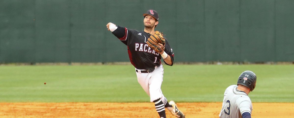 PacerAthletics's tweet photo. Standout Philip Watcher drives in five as #PacerBSB posts a 12-4 win at Lander: https://t.co/L9R2Md7jD2 #PacerNation https://t.co/AQMzAT6HHE