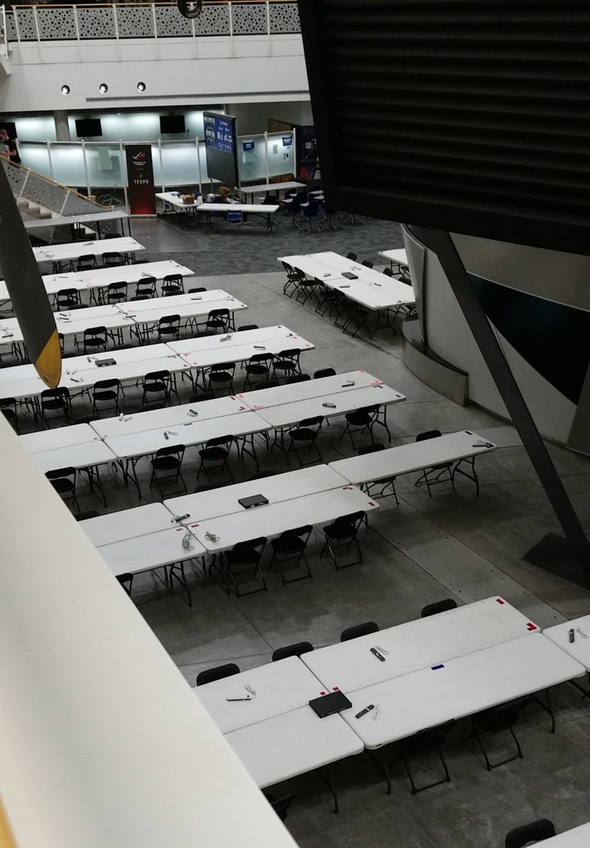 GamingISU's tweet photo. The venue is ready to go! β
We are excited to see everyone tomorrow morning to kick off Open LAN 2019 πΉ
#OpenLAN19 https://t.co/gMDqjf3id4