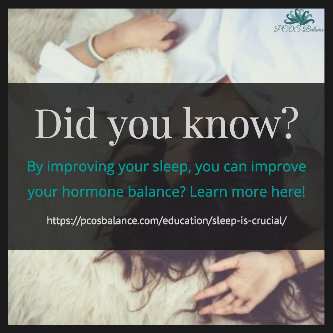 Getting your beauty sleep is more than just about beauty; it's crucial when it comes to managing our hormones! Get more sleep, and more balanced hormones will find you 💤🙂🛌🌹
pcosbalance.com/education/slee…