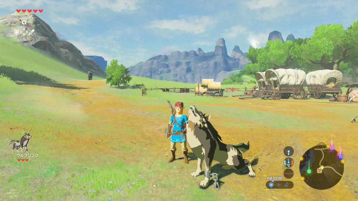 アペ Twitterren ウルフリンクかわいい リンクじゃなくてこっち操作したい ゼルダの伝説 Breathofthewild Nintendoswitch