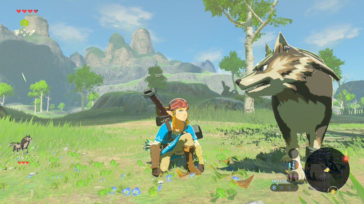 アペ Twitterren ウルフリンクかわいい リンクじゃなくてこっち操作したい ゼルダの伝説 Breathofthewild Nintendoswitch