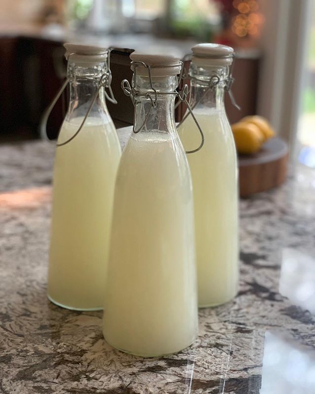 So here it is. Six days later. Fermented, probiotic lemonade. It’s a keeper! A little sweet, a little tart, a little fizzy and really good [for you]!
Now add a little ginger, some mint leaves and a shot of bourbon 😉#itsfiveoclocksomewhere .
.
.
.
.
.… instagram.com/p/BwdlrxWlMYl/