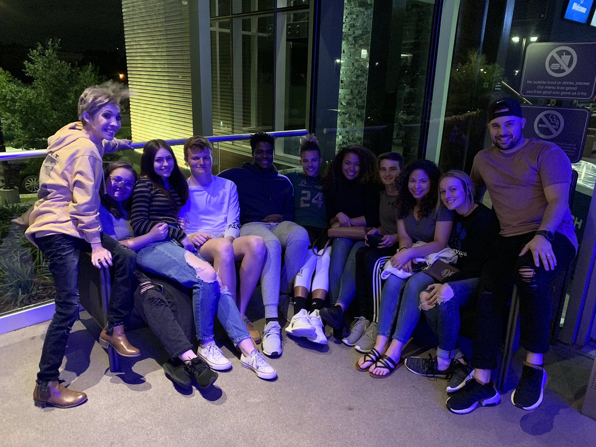 GraceHiers's tweet image. team bonding tonight. love my people! we can’t wait to show you #TheTransfer