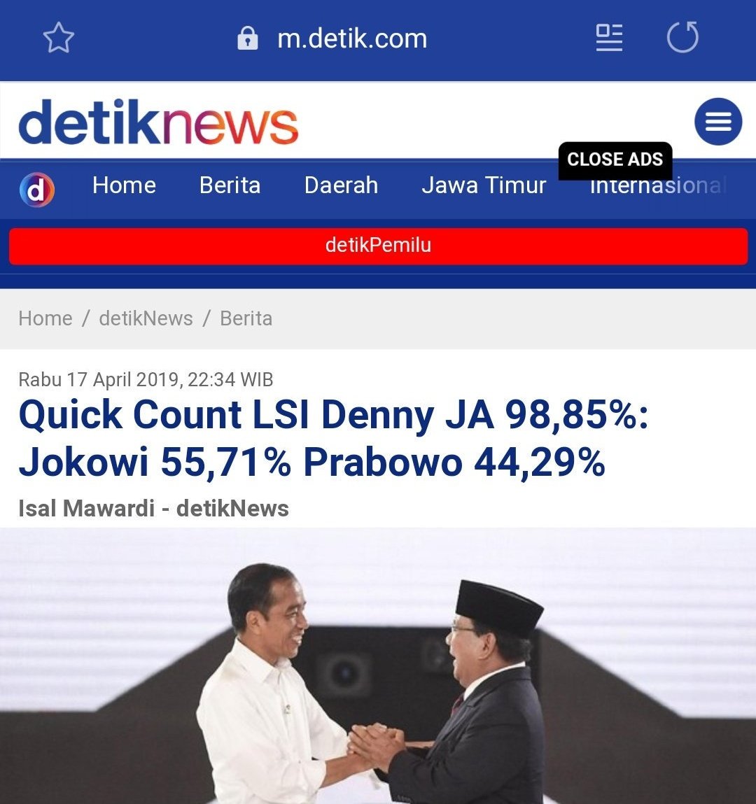 polongo__'s tweet image. Sekian banyak lembaga survey yg sdh teruji keakuratannya, tp masih ada ternyata manusia yg justru menyangkal dan justru mengklaim kemenangannya sendiri berdasar lembaga survey yg bahkan br berumur 11 hari... ckckck #QuickCountBukaData 

Cc @yunartowijaya