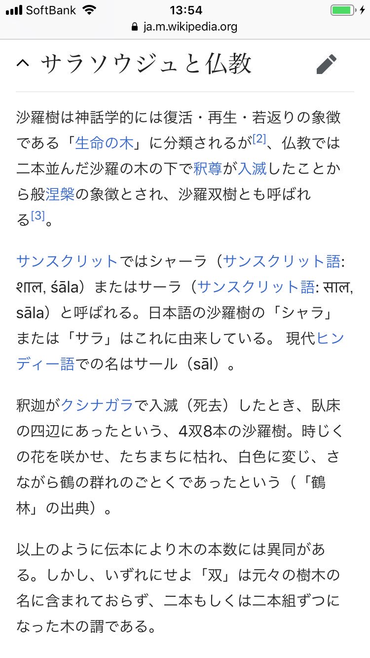 黒沼 さらざんまい のサラ 皿って仏教や密教モチーフだとすると 沙羅双樹の事か 吾妻サラは 我が妻サラ と言い換える事も出来るから摩耶夫人が元ネタなんだろうな T Co V6ja5nivxe Twitter