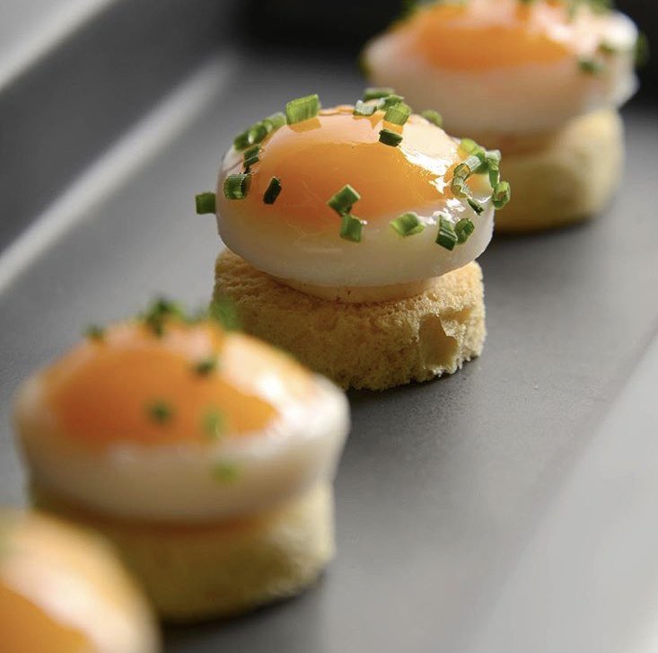 TheAC_Parties's tweet photo. We are loving this Easter sunshine almost as much as we love our signature coddled quail’s egg canapés - this season they are topped with roasted tomato butter #signaturecanape #ACstyle #canapestyle #easter #eastercanapes #partypeople #londoncaterer #partycaterer #weddingcaterer https://t.co/TMBgQr1KGy