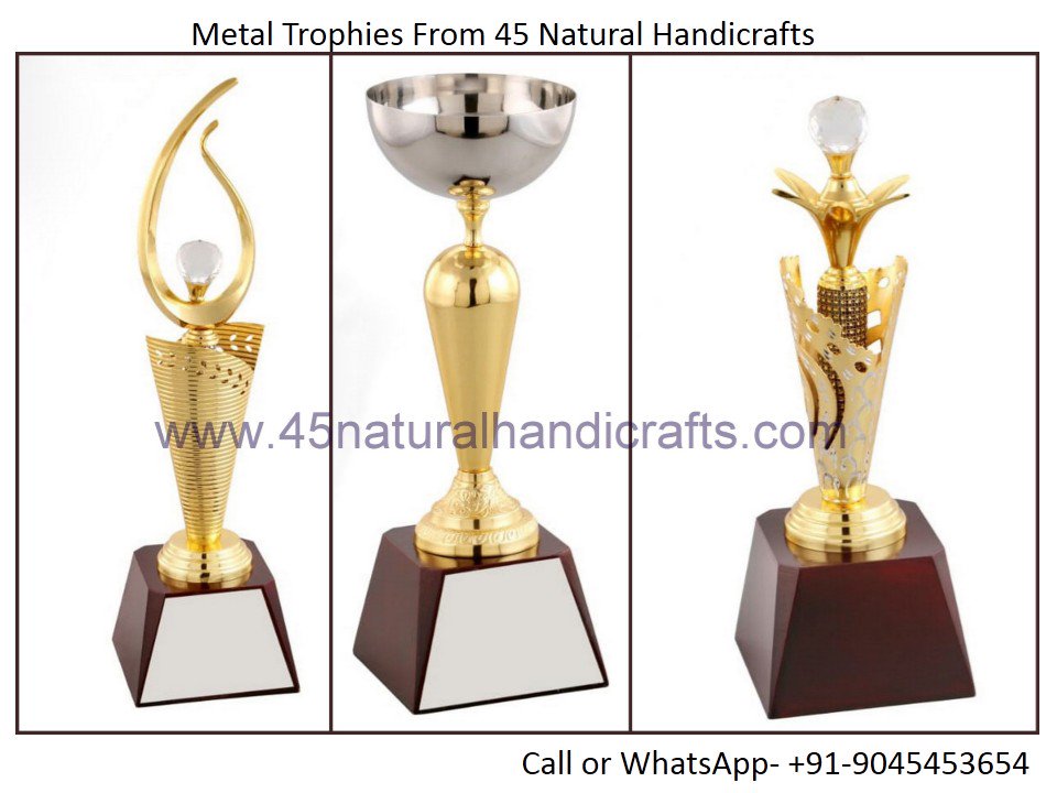 Metal Trophies from 45 Natural Handicrafts. 
Website- 45naturalhandicrafts.com
Click To WhatsApp Now- goo.gl/eF9hzx 
Call- 9045453654 
#trophymanufacturer #45naturalhandicrafts #bigtrophies #buytrophiesonline #metaltrophies #creativemind #businessopportunity #art #leads