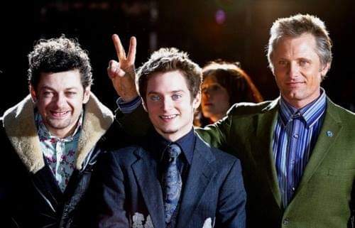 Happy Birthday to Andy Serkis (pictured here with Elijah Wood and Viggo Mortensen) 
