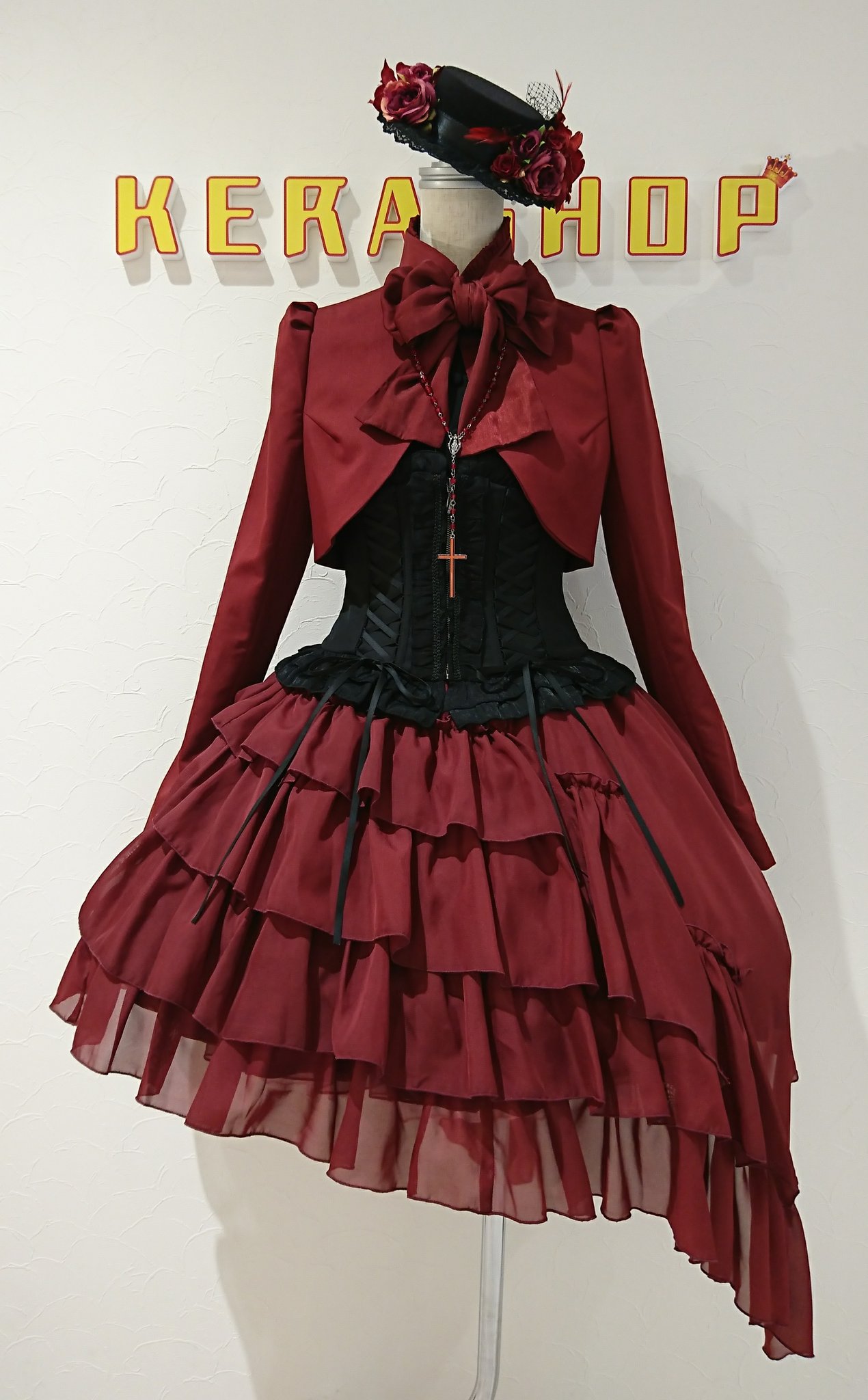アシンメトリーフリルスカート | Sheglit MiDiom online store