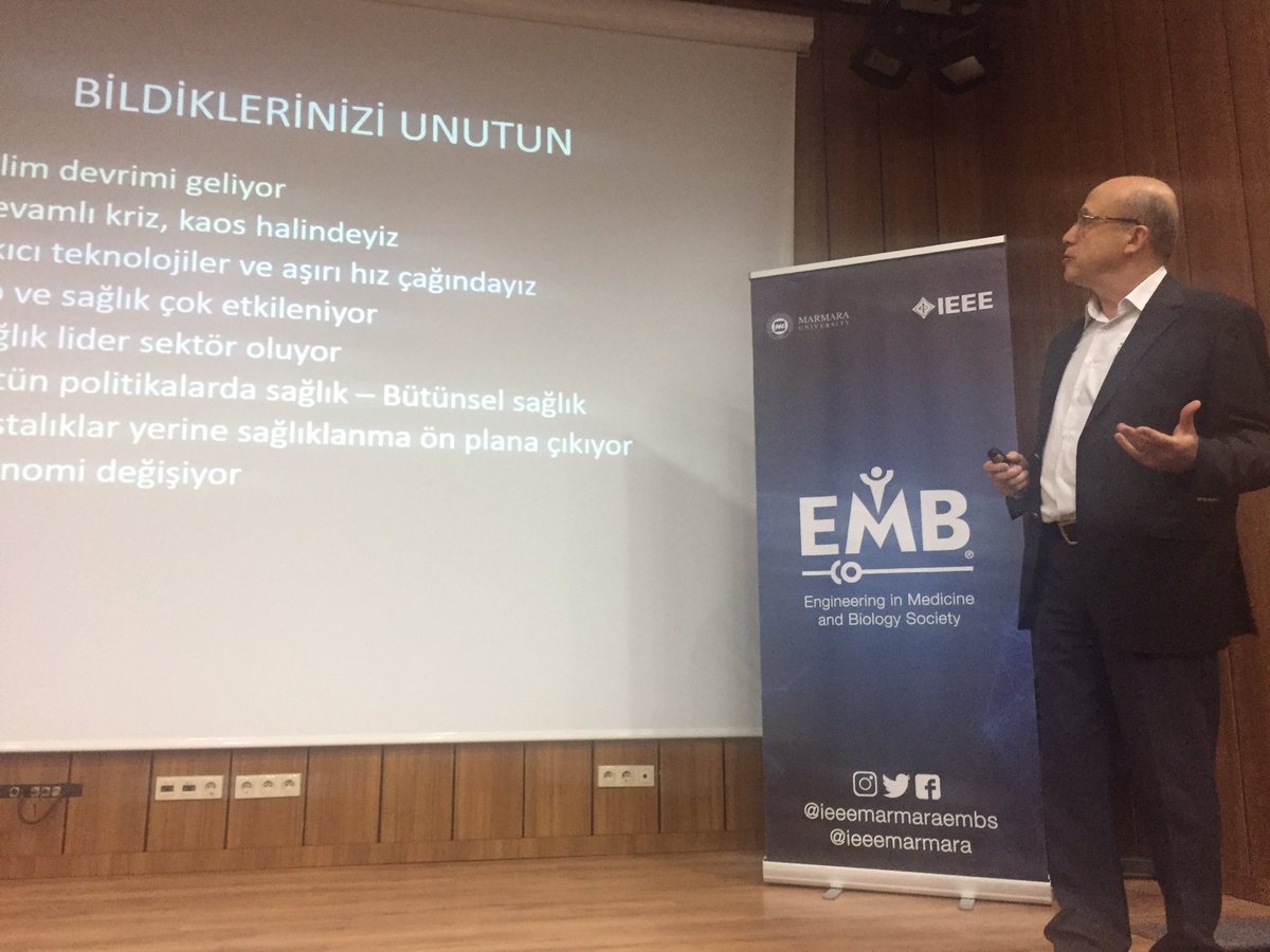 #biomechatronics 3 Prof.Dr. Melih Bulut <a href="/drmelihbulutgm1/">Dr.Melih Bulut 🇹🇷🇺🇦</a> sunumuna “BİLDİKLERİNİZİ UNUTUN” la başladı. <a href="/ieeemarmaraembs/">IEEE Marmara EMBS</a>