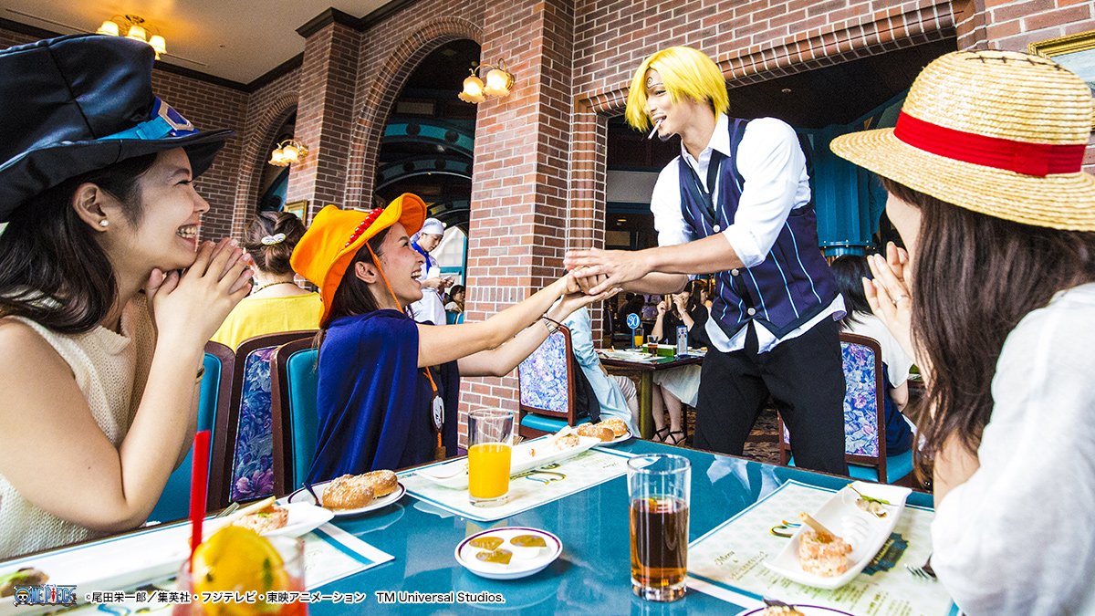 ユニバーサル スタジオ ジャパン公式 毎年大好評の サンジの海賊レストラン が今年もオープン 麦わらの一味のコック サンジがあなたをおもてなし 詳細は4 27 土 解禁 チケット販売開始は 5 10 金 17時 ワンピース プレミア