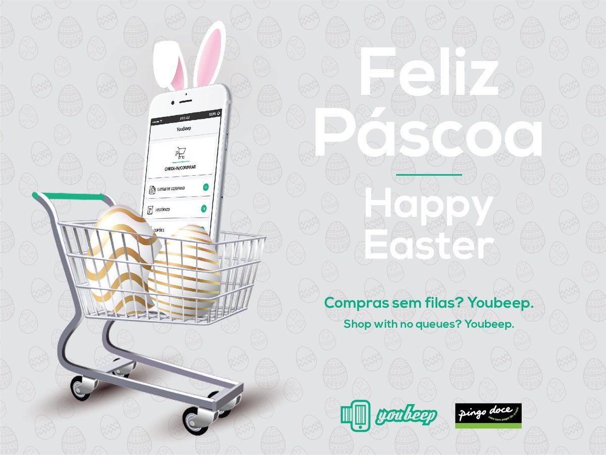 Nesta Páscoa não perca tempo nas filas 😉 App #PingoDoceExpress #YouBeep disponível nas lojas Pingo Doce: Porto (Marechal Gomes da Costa) e Lisboa (Largo do Rato e Telheiras). Descarregue já

Google Play: bit.do/PD-Express-You…
App Store: bit.do/PD-Express-You…

#easter #retail