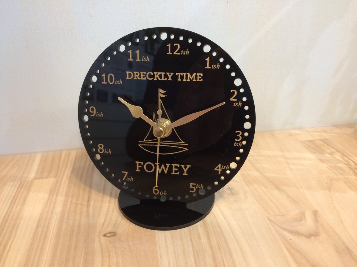 IMMACULATE TIMING! Our new clocks have arrived just in time for Easter. Hand-made here in Cornwall, they are the perfect addition to any mantel-piece.