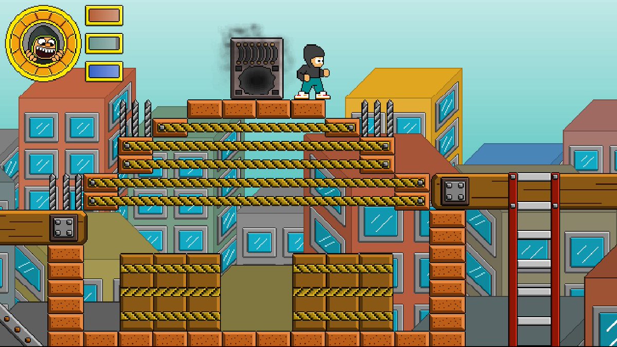 HoodieTheDummy's tweet photo. So high! 🏢
•
latest #gameplay 🕹
https://t.co/WgBCJ3oPwP
•
#gamedev #indiedev #indiegame #gamemaker #indiewatch #retrogame #retrogamer #retrogaming #digitalart #pixelart #gameart #pcgaming #pcgamer #platformer #WPUGamers #gamersunite #steam #cityview #2d #screenshotsaturday https://t.co/pK6pXmECWV
