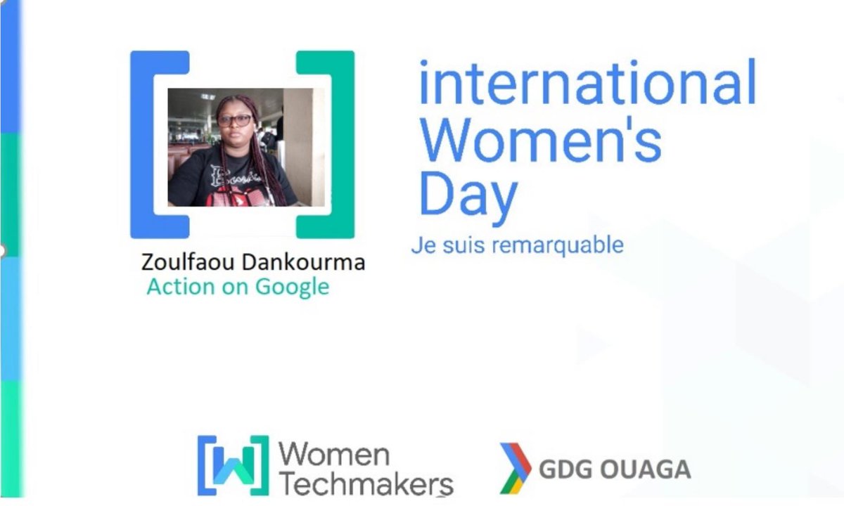 JklOuaga's tweet image. Le Woman Tech Makers du @GdgOuaga débute son #MeetUp à @JklOuaga avec  des mini-conférences en developpement personnel, sur l'open data, les #ActionOnGoogle et sur l'industrie des jeux vidéos. @ZoulfaouDank @GadMiss #lwili