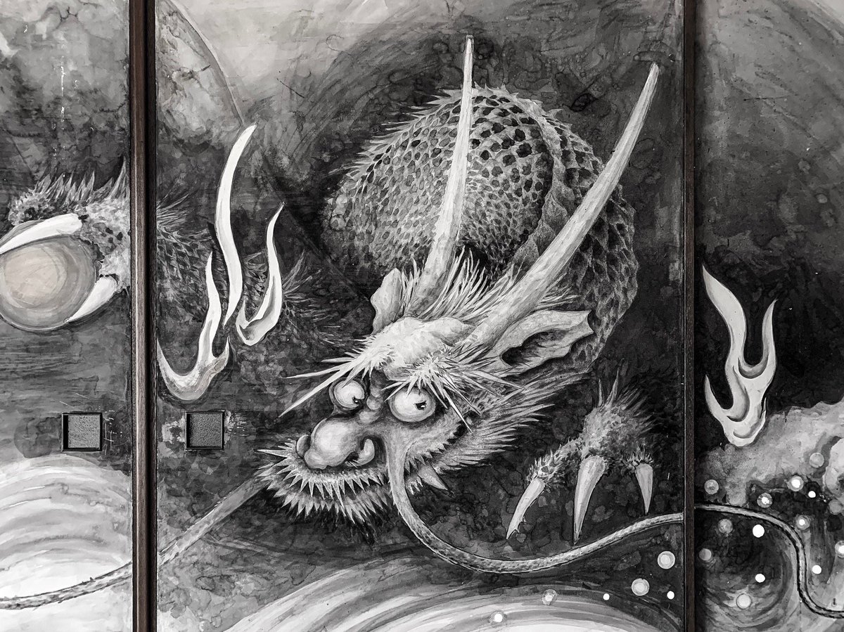 ホワイトスラム大作戦 無事終了しました。 私の曽祖父が描いた龍の絵の