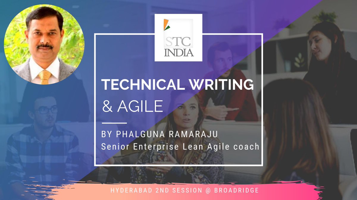 pivottribe's tweet image. Proud to be associated with #TechnicalWritingCommunity 
Join Phalguna Ramaraju for session on #AGILE and #TechnicalWriting
When: April 27
Register: Use Link (bit.ly/2P5RDC4)
Agenda: View Link (bit.ly/2KM0nPp)
 #LearningSession #Hyderabad #contentwriting