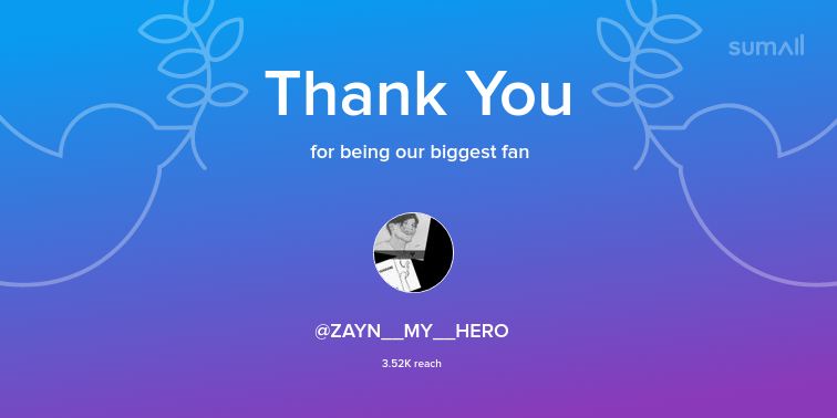 BelivelnLarry's tweet photo. Our biggest fans this week: @ZAYN__MY__HERO. Thank you! via https://t.co/sL6Oba05UI https://t.co/l0WpylFq3e