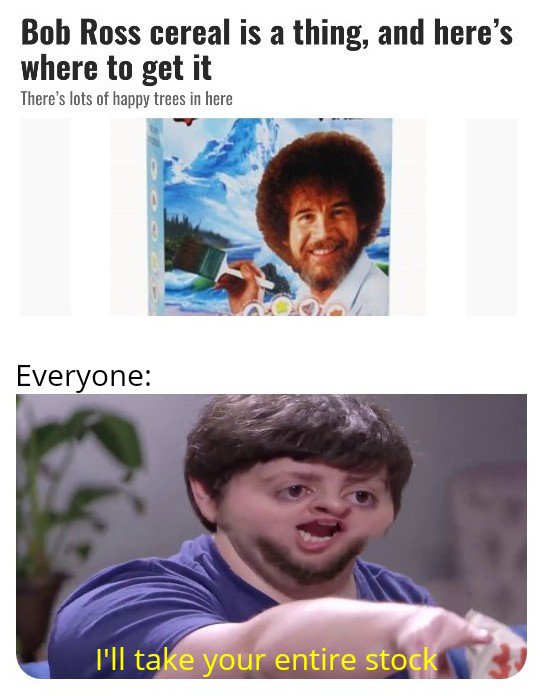 Dank Memes Bob Ross Is The King Of Hearts