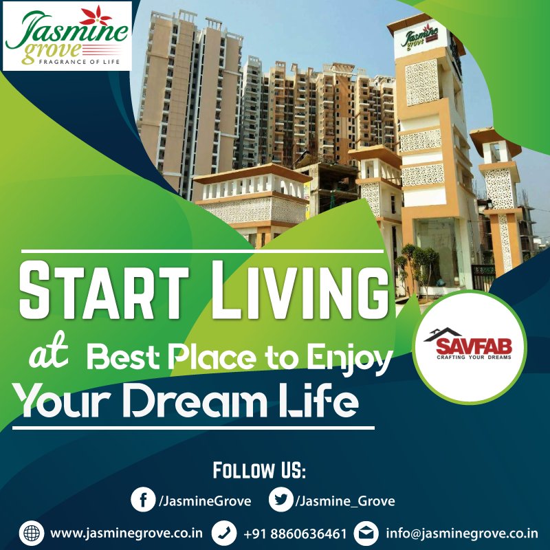 Jasmine_Grove's tweet photo. Start Living at Best Place to Enjoy Your Dream Life
Buy Luxury #Flats in #JasmineGrove at Best Location #NH24 #DelhiMeerutExpressway, Opp. #WaveCity, #Ghaziabad. https://t.co/6KG8BjJOk9