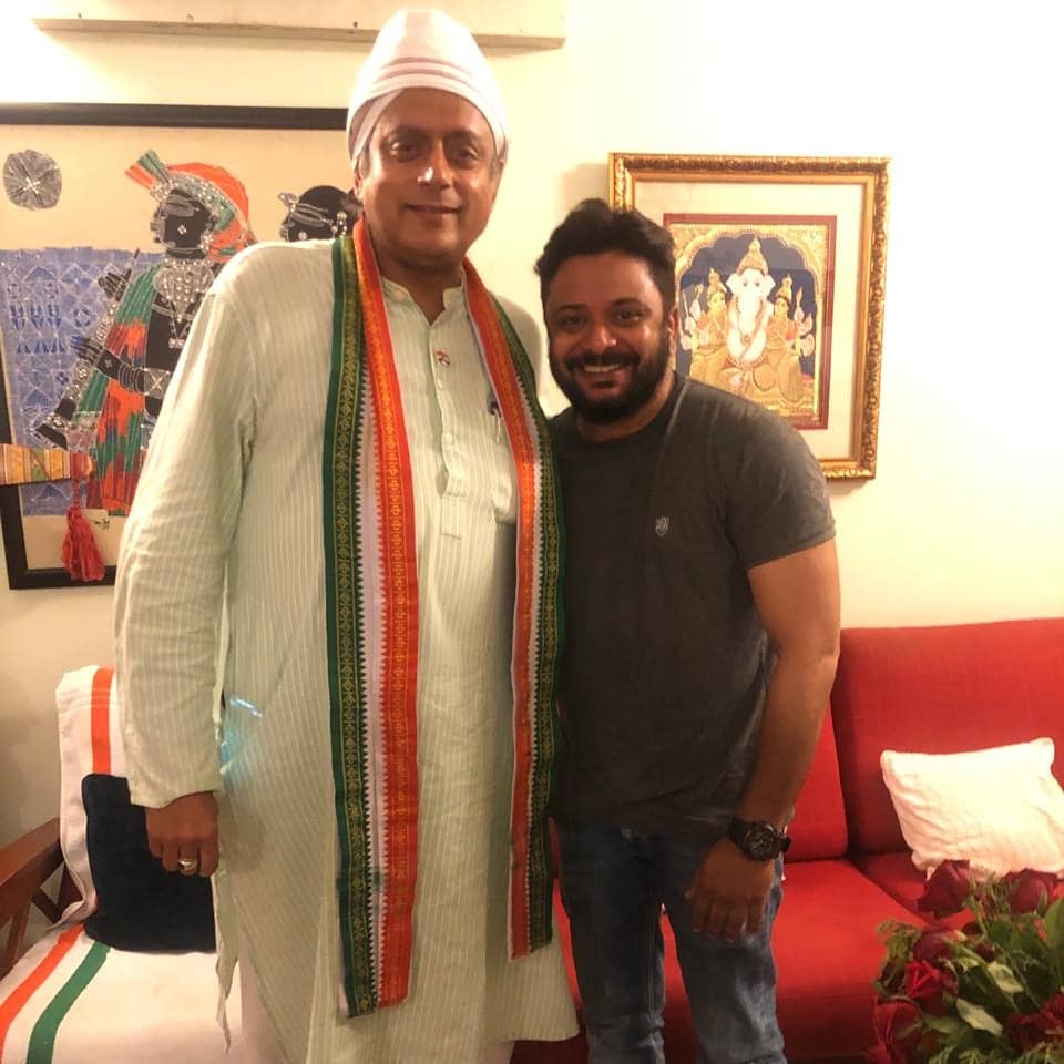 Mr.@ShashiTharoor was just the way I thought impeccable knowledge with a lot of humbelness and an absolutely down to earth persona.I hope he recovers soon and also wish him all the very best for his #2019LokSabhaElections may the force be with Sir...