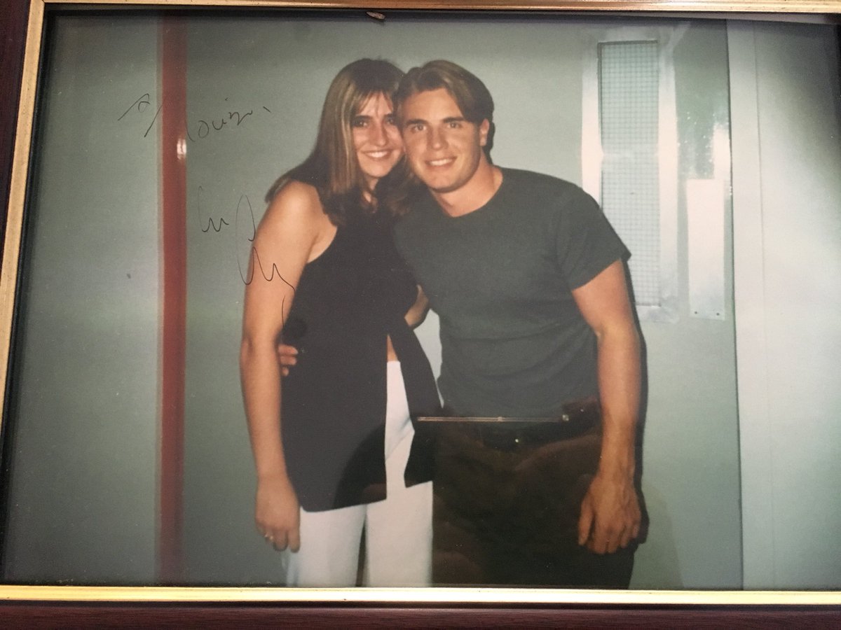 CoziLou's tweet photo. @GaryBarlow Now this takes me back to 1997...Open Road. Taken at Carlton Studios in Nottingham ❤️ https://t.co/lVLxBhDxaX