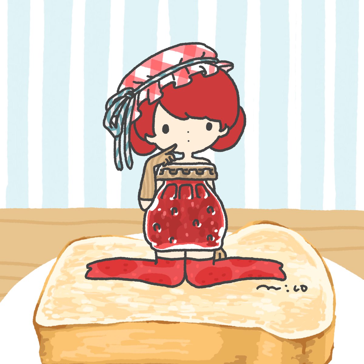「Jam??

#ジャムの日 」|paricoのイラスト
