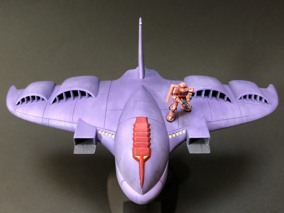 バンダイ 1 1200 旧キット ガウ攻撃空母 徹底改修 塗装済み 完成品プラモデル 検 ガンプラ 改造プラモデル ジ オリジン 完成品ガンプラ の落札情報詳細 ヤフオク落札価格情報 オークフリー スマートフォン版