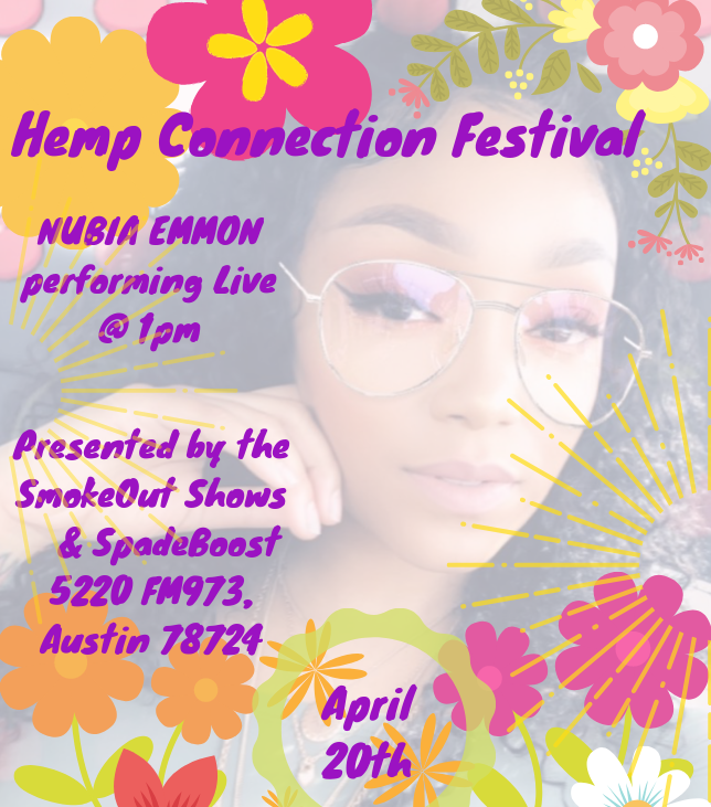 NubiaEmmon's tweet photo. TODAY - S A T U R D A Y!! 4/20
My guys & I will be hitting the stage @ 1pm & I absolutely cant wait! S/O to Jalen for putting me onππ½ I have a few tix for sale! DM me
#nubiaemmon #smokeout #rapper #livemusic #band #texas #atx #thehempconnectionfestival #4life4ever #SpadeBoost https://t.co/NVX3bx2xKf