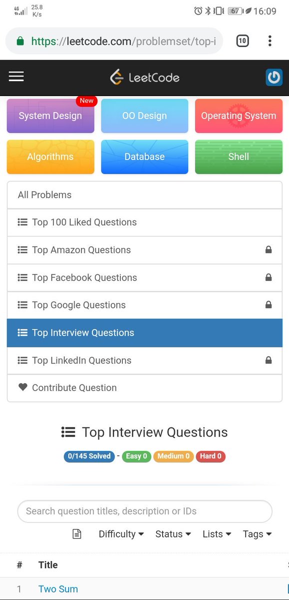 AzrulSalki's tweet image. Untuk student-student yang ambik computer science/IT/Computer Engineering, yang dah habis degree but susah nk dpt job.. G la ke Leetcode and test your programming skills. sebab mostly soalan2 dalam ni boleh ditanya dalam interview2.
