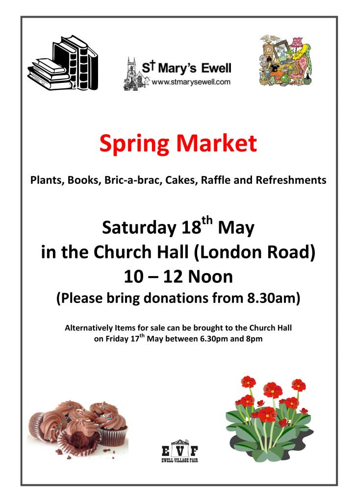 Ewell_Fair's tweet photo. Here we go for 2019 !! Ewell village fair is on again this year starting with our spring market on Saturday 18th May.

#Ewell #Epsom #Surrey https://t.co/CKRqPbmvkj