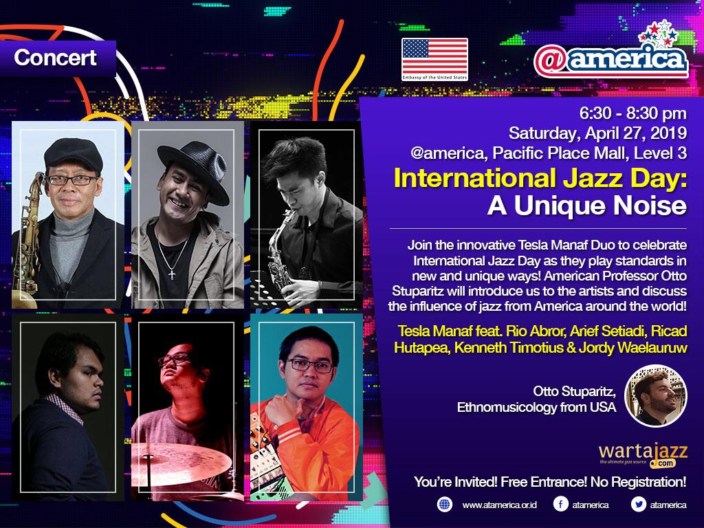 teslamanaf's tweet photo. LET'S GO!!

27 april
At @atamerica Pacific Place Jakarta
#InternationalJazzDay https://t.co/CJgYe6rFU0