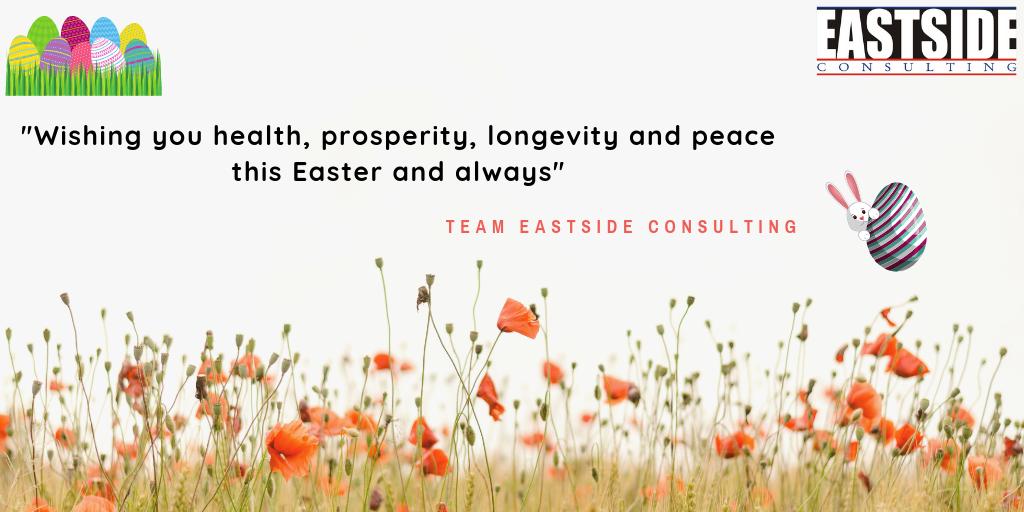 world_eastside's tweet photo. Eastside Consulting wishes each one a joyous and peaceful Easter surrounded by love and happiness.
#EasterWeekend2019 https://t.co/IGiGmWUkoP