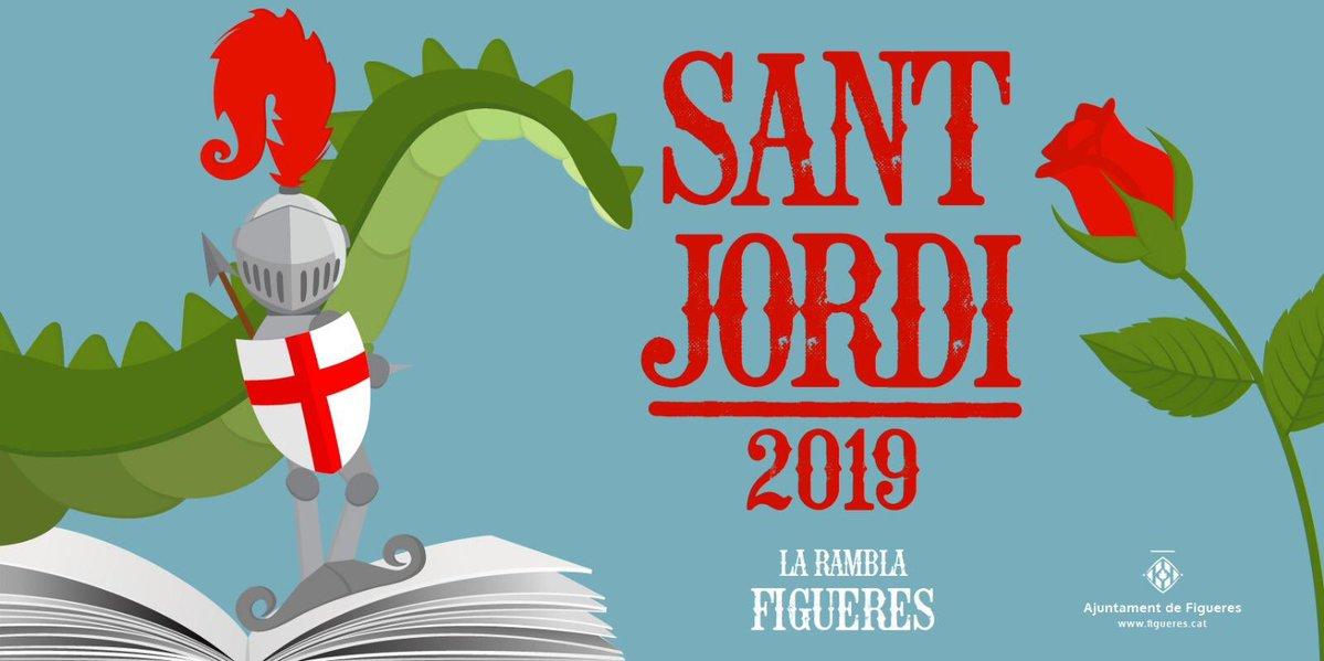 📢 Diada Sant Jordi 🌹amb moltes parades 📚 i activitats per a tots
  #Figueres  #altemporda
#Girona #SantJordi2019