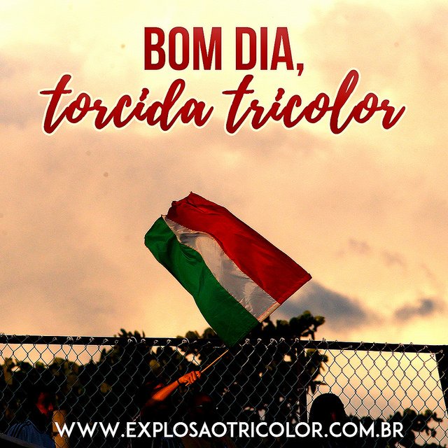 Explosão Tricolor auf Twitter: „Bom dia, galera tricolor! Tenham um excelente sábado! Saudações tricolores! #ET /N6x9IW6frT“ / Twitter Explosão Tricolor auf Twitter: „Bom dia, galera tricolor! Tenham um excelente sábado! Saudações tricolores! #ET /N6x9IW6frT“ / Twitter