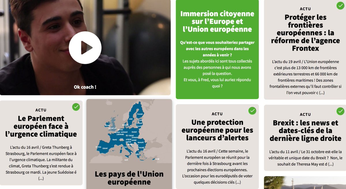 Ceux qui nous représentent, leurs votes cette semaine à #strasbourg : lanceurs d'alertes, #frontières et <a href="/frontex/">Frontex</a>, #climat <a href="/gretathunberg/">Greta Thunberg</a>. <a href="/PE_FRANCE/">Parlement européen (compte archivé)</a> #Actus  👉bit.do/eP67c