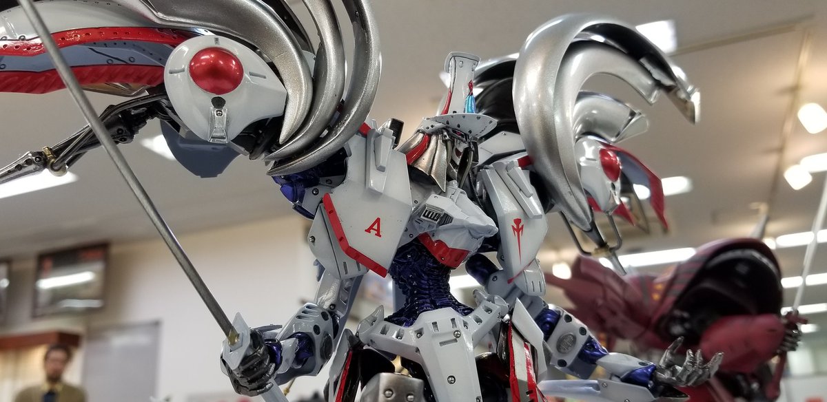 take_gyonou's tweet image. はっちゃんのオージェ見てきた。
超カッコいいっ。
#ModelWorks