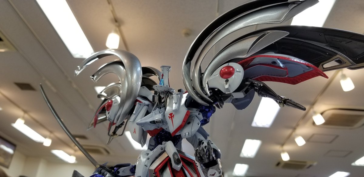 take_gyonou's tweet image. はっちゃんのオージェ見てきた。
超カッコいいっ。
#ModelWorks