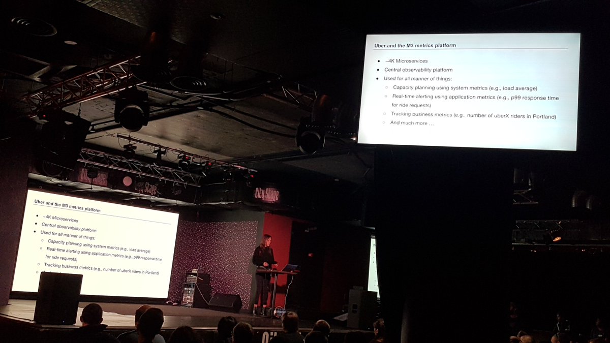 marin_dim's tweet photo. At the Uber #OpenSource Summit in Sofia|Bulgaria @Shaleenaa shares insight on how @UberEng manages hundreds of millions of time series & billions of datapoint lookups with the M3 metrics and observability platform
#UberOpenSummit https://t.co/hpPvjVfR8q