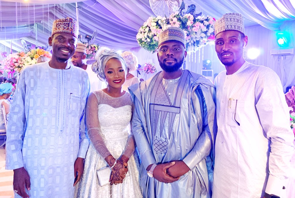 BashirAhmaad's tweet photo. It was a beautiful night yesterday in Zaria, Kaduna State, for Mustapha @angry_ustaaz and his wife Amina Sha’aban. Allah ya ba su zaman lafiya. https://t.co/JQacOVRIVX