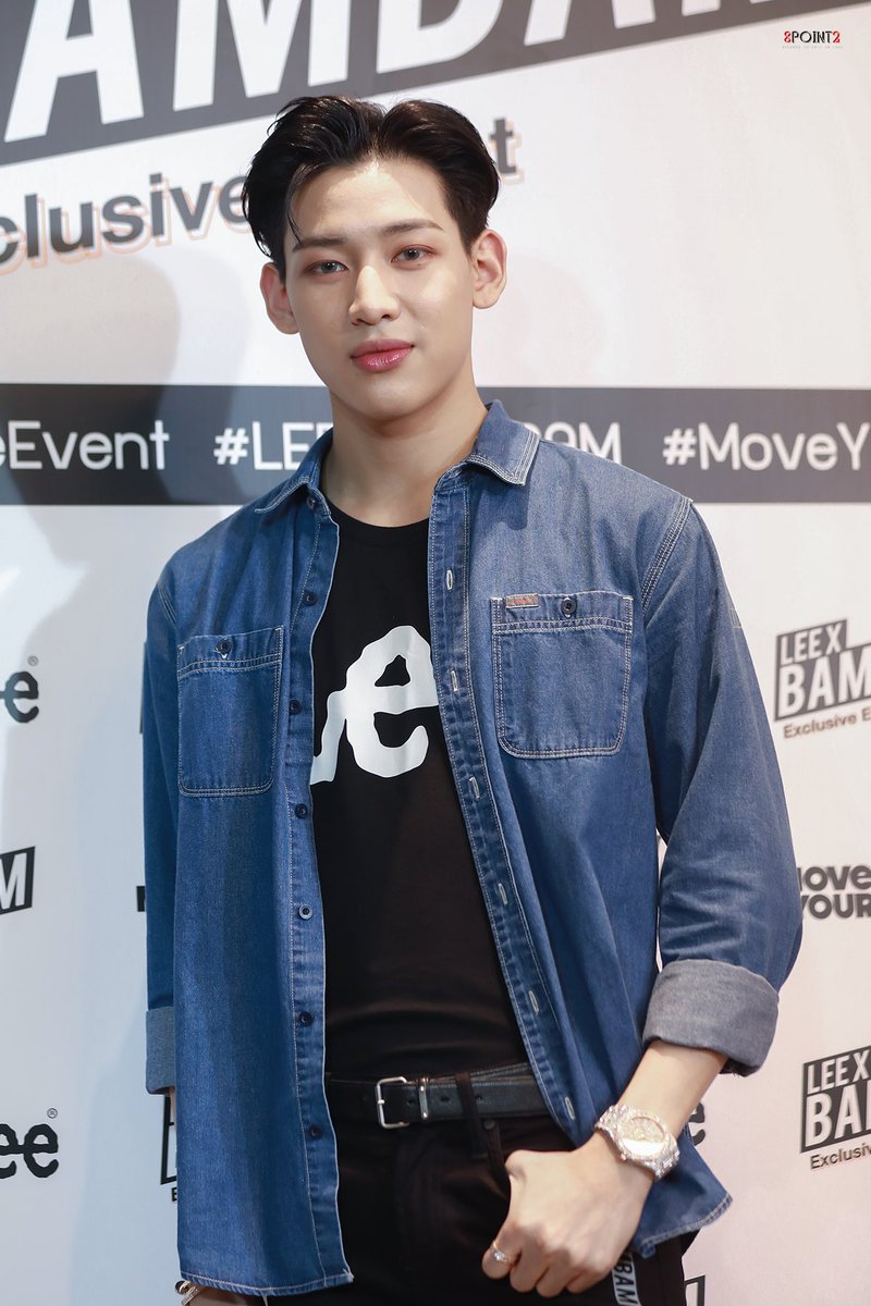 8point2_'s tweet photo. 190420  Lee Event

LEE มีดีที่ความเท่ห์ 

#갓세븐⁠ #GOT7⁠ #BamBam #뱀뱀 @BamBam1A #LeeXBamBamExclusiveEvent #LeeXBamBam #MoveYourLee #LeeJeansTH https://t.co/kTviuAKVTB