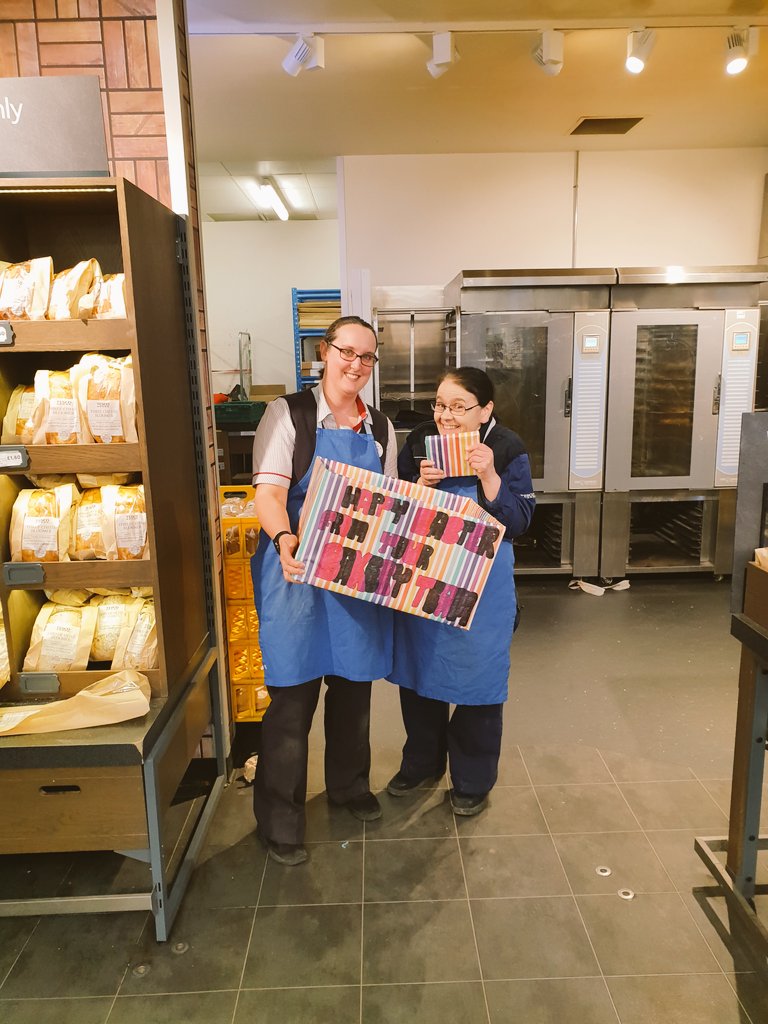 Caroline and Anita surprising and delighting our customers for Easter this weekend  at Amersham🐇🥐🍞