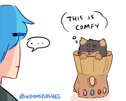 yeontan's got a new hiding place/toy now #btsfanart 