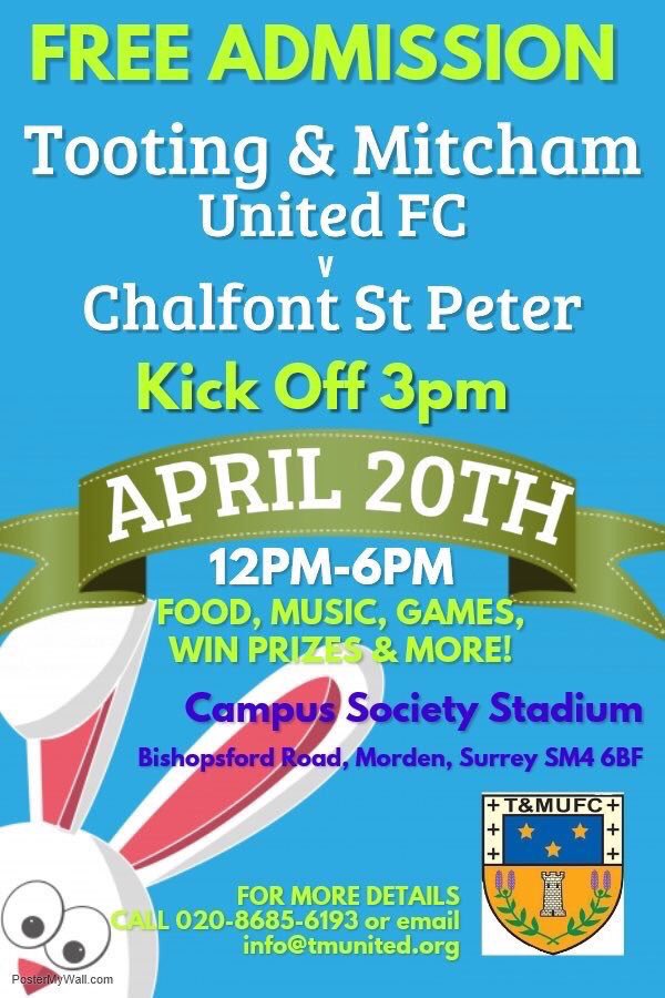 Beautiful day for it for a local footie match, plus activities for the whole family at #Tooting &amp; #Mitcham United FC today! #SouthLondonisBlackandWhite #supportlocal