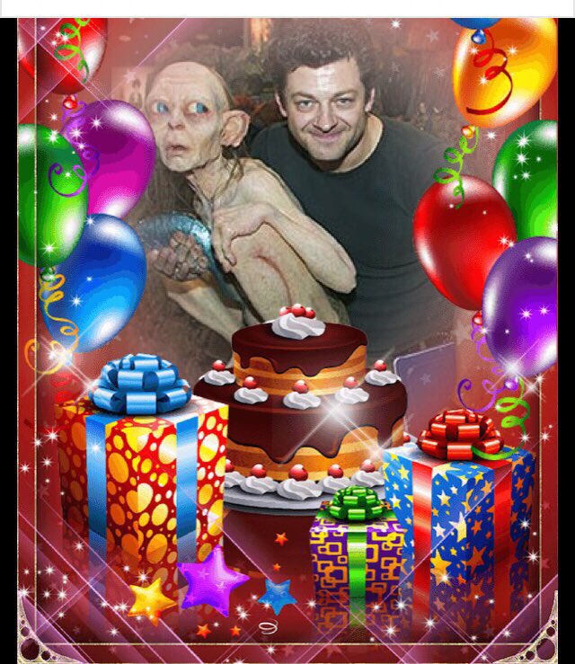 Hi Andy Serkis happy 55th Birthday today and have a wonderful day and a great one 